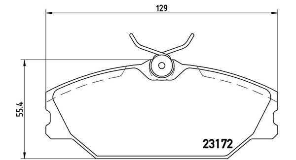 MAGNETI MARELLI Комплект тормозных колодок, дисковый тормоз 363700468027